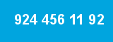 924 456 11 92